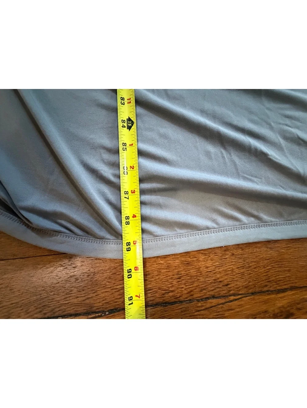 Sheex King Size Grey Flat Sheet in Graphite